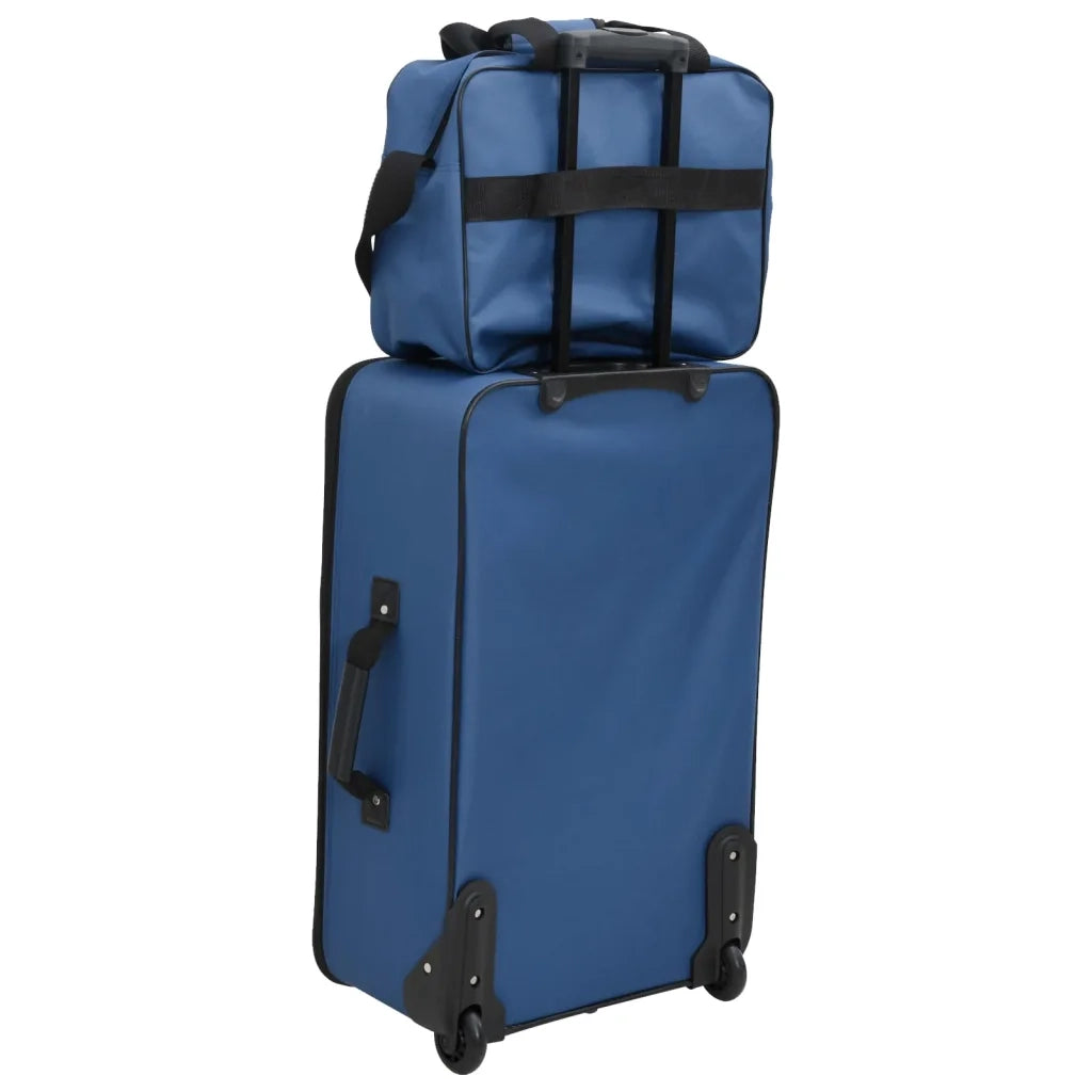 Set Valigie da Viaggio 5 pz Blu in Tessuto CFW1973527