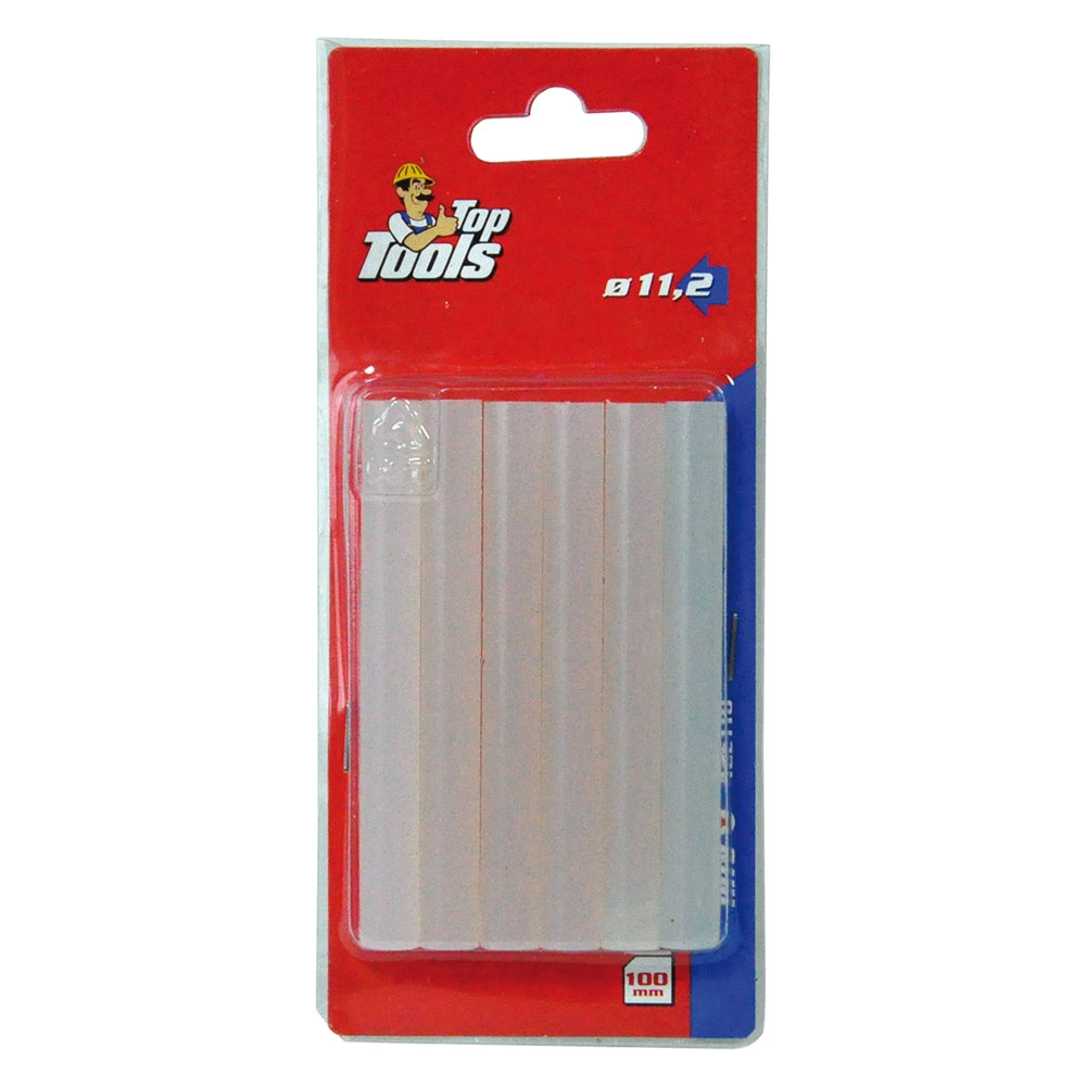 COLLA TERMOFUSIBILE lung. mm   50 - ø mm 8 cf.12 pezzi- 6 confezione  - TOPTOOLS