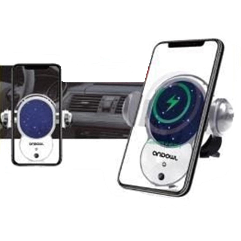 Trade Shop - Caricabatterie Caricatore Ricarica Rapida Wireless Magnetico Per Auto Veicoli 20w Q-pd24 -