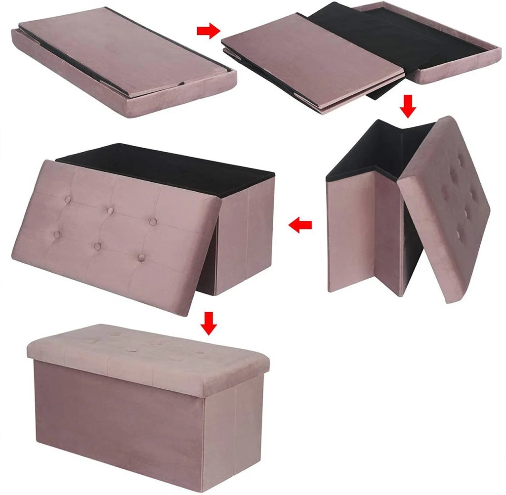 Sgabello Qulina rosa con rivestimento sfoderabile e spazio contenitore 19_0000095