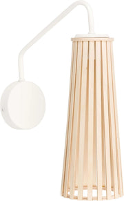 Applique 1 luce Nowodvorski DOVER legno/bianco GU10 37cm