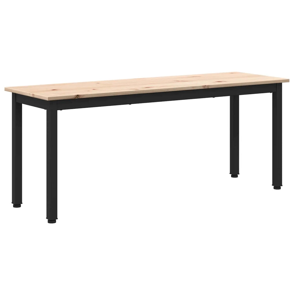 panchina Naturale 110 x 35 x 45 cm Pino massello