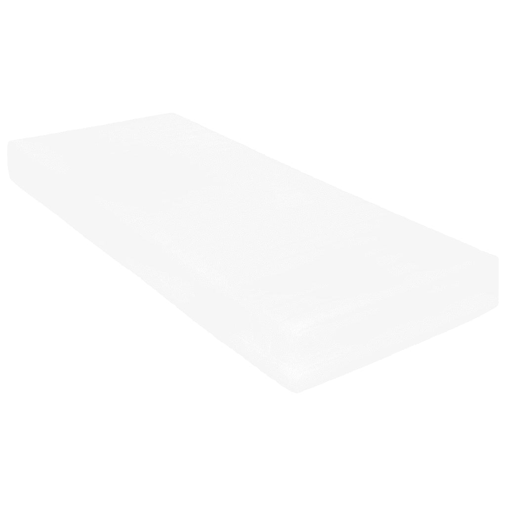 Divano Letto con Materasso 90x200 cm Bianco in Legno di Pino cod mxl 63678