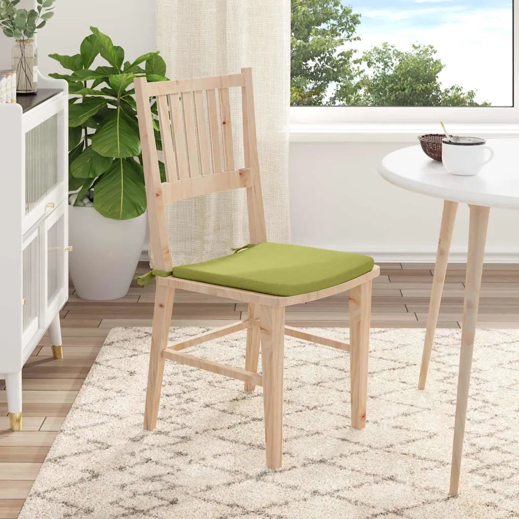 Cuscini per Seduta 4 pcs Verde chiaro 40 x 40 x 3 cm Tessuto