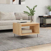 Tavolino da Salotto-Tavolino da soggiorno-Tavolo Rovere Sonoma 60x50x40 cm Legno Multistrato 873468