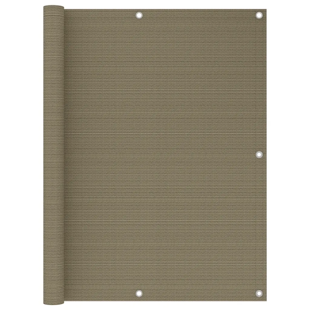 Paravento da Balcone Grigio Talpa 120x600 cm in HDPE cod mxl 17525