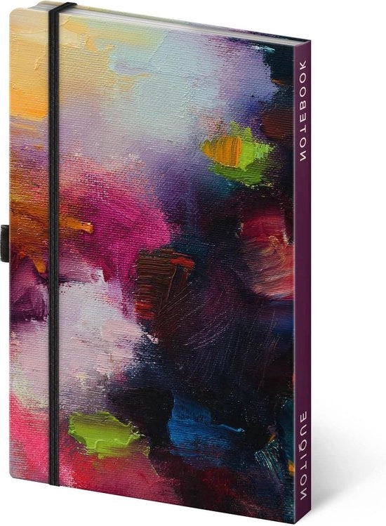Taccuino gelinieato copertina rigida - 13x21cm - rosa - ideale per adulti