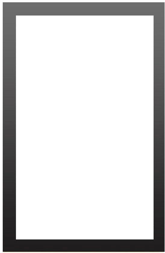 5 adesivi di display magnetici, cornice di display in PVC magnetica, cornice per foto senza punte, adatta per certificati di salute, decorazioni, foto, appunti, prescrizioni, istruzioni, formato A3, nero