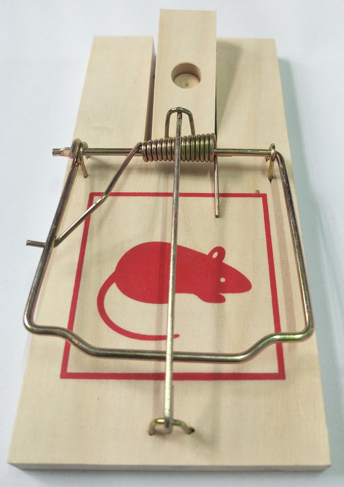 trappola per topi base legno cm.17,5x8,3x1 cod:ferx.98483