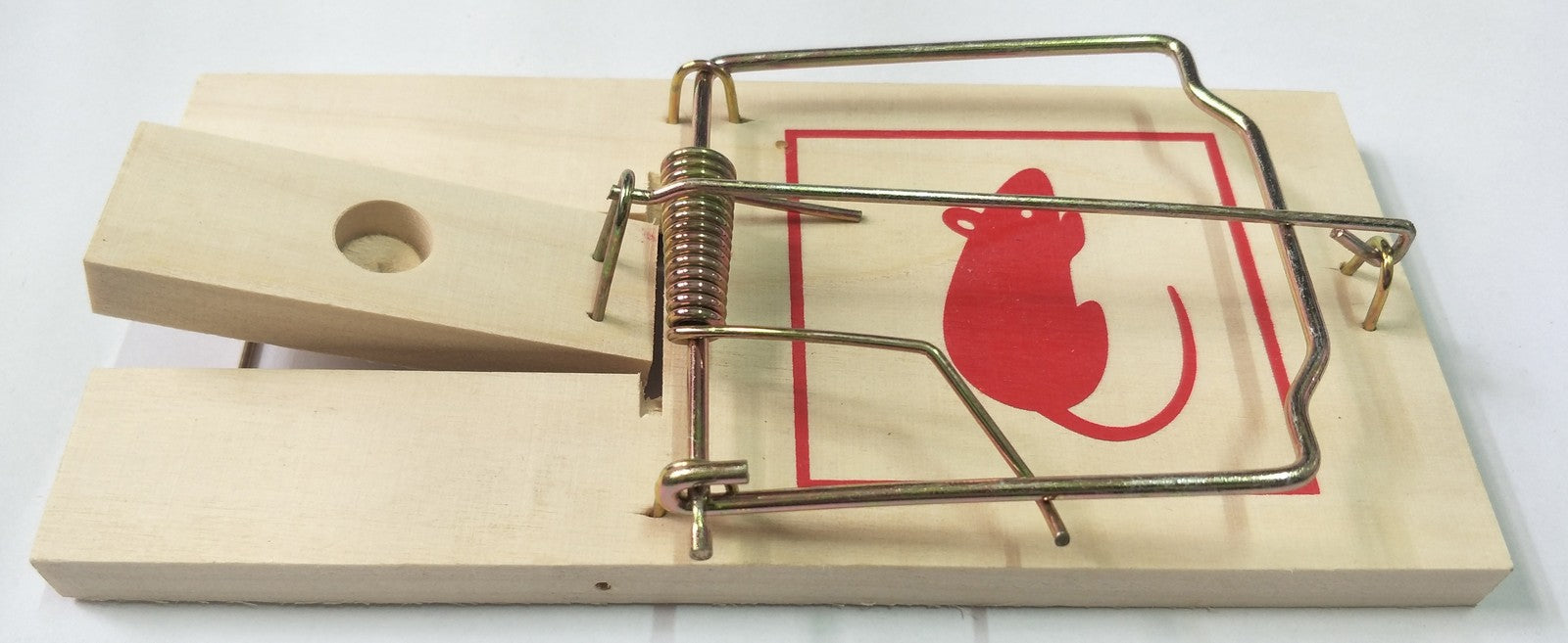 trappola per topi base legno cm.10,0x4,5x0,6 cod:ferx.98484