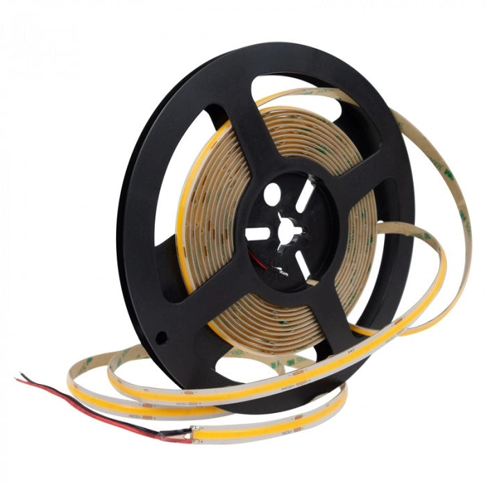 Striscia LED COB 480 12V 12W/m 6000K IP67 5m Ecolight