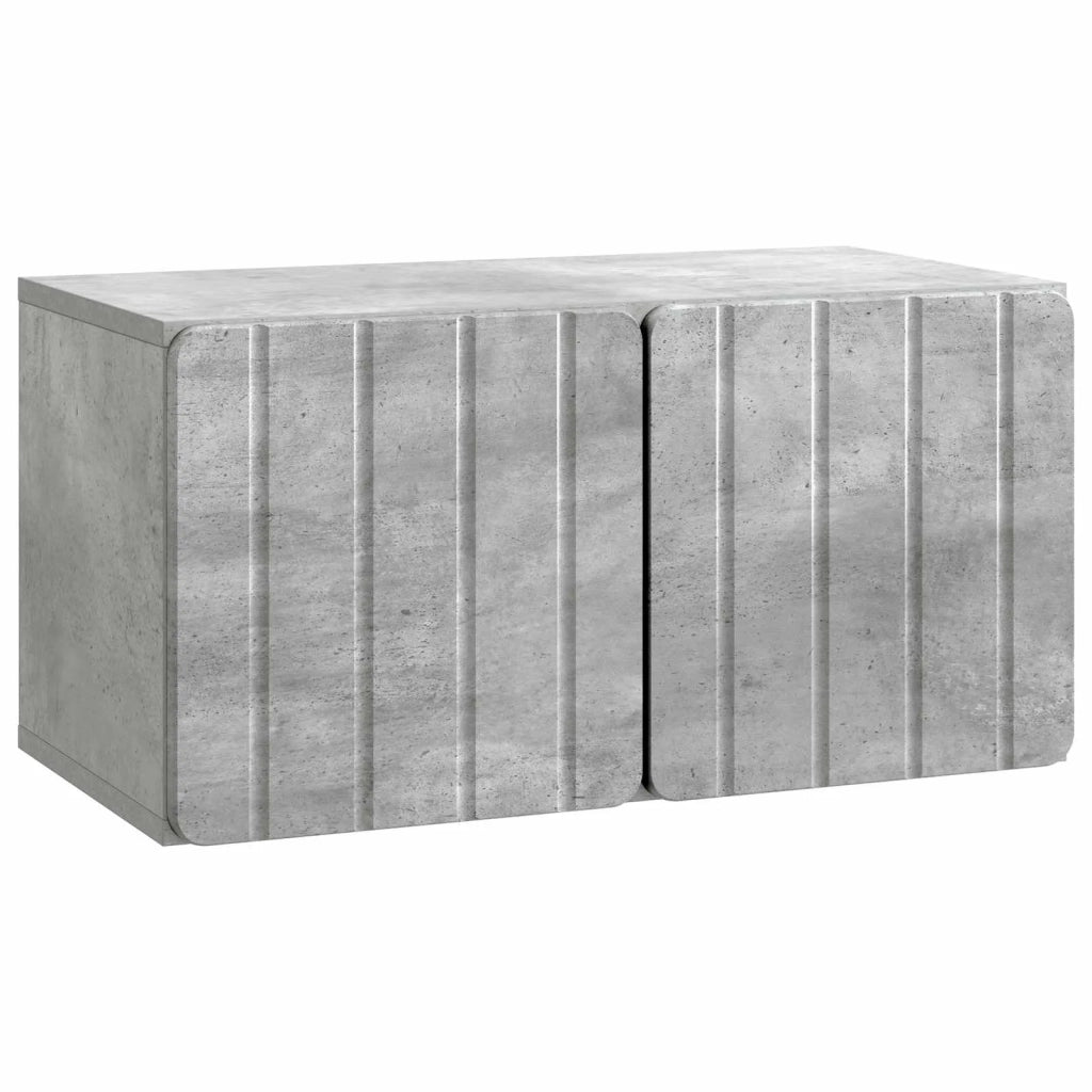 Mobile Porta TV da Muro Grigio Cemento 59,5 x 31 x 30 cm