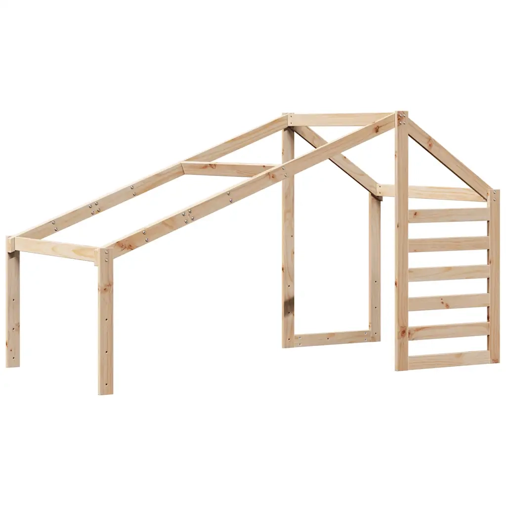 Tetto per Letto Bambini 188x97x113 cm in Legno Massello di Pino