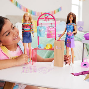 Barbie Make & Sell Boutique Playset con Bambola e Accessori alla Moda Idea Regalo