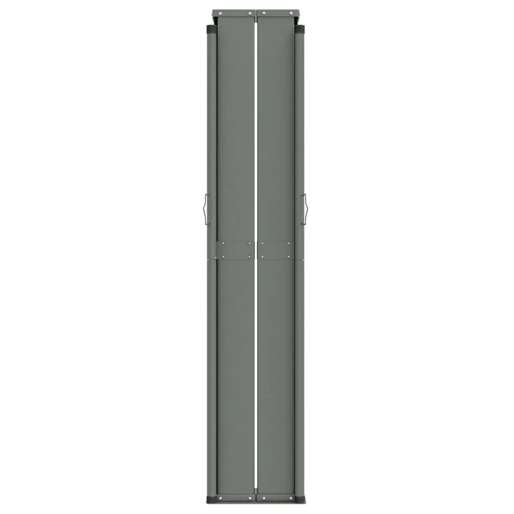 Tenda da sole laterale retrattile/schermo privacy per patio giardino terrazza balcone antracite 220 x 1200 cm 02_0007125