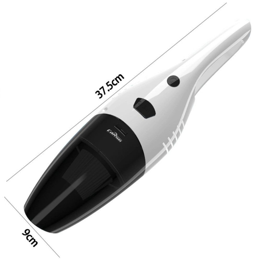 Trade Shop - Aspirapolvere Aspira Polvere Per Auto Senza Fili A 12v + Accessori Kit Pulizia -