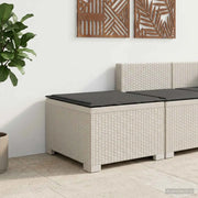 Divano da esterno-Divano da Giardino a 1 Posto con Cuscino Aspetto Rattan PP 669092