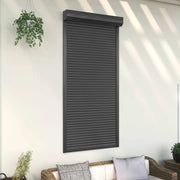 Persiana a rullo Antracite 100 x 210 cm Alluminio e poliuretano