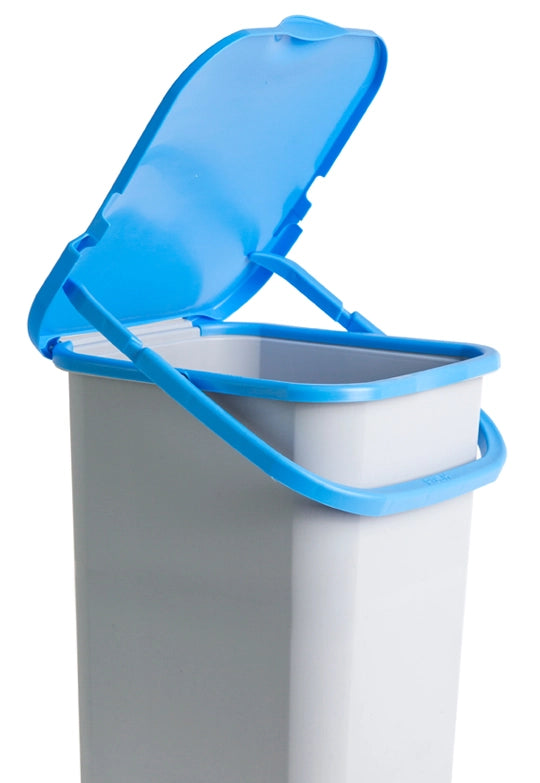 PREMI PLUS PATTUMIERA RACCOLTA DIFFERENZIATA CON MANICO 24LT BLU RICICLO CARTA