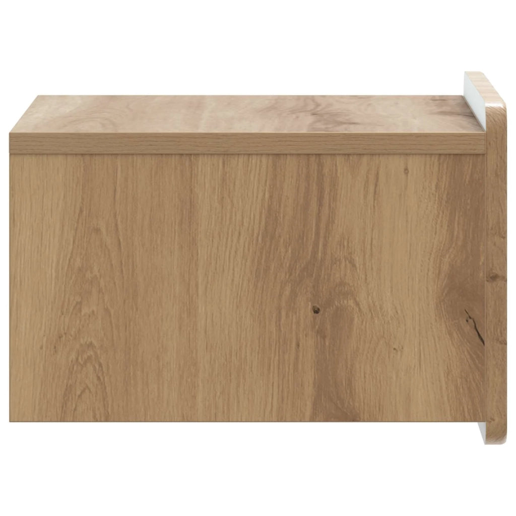 Mobiletto da notte a muro Rovere Artigianale 33 x 34,5 x 24 cm 898273