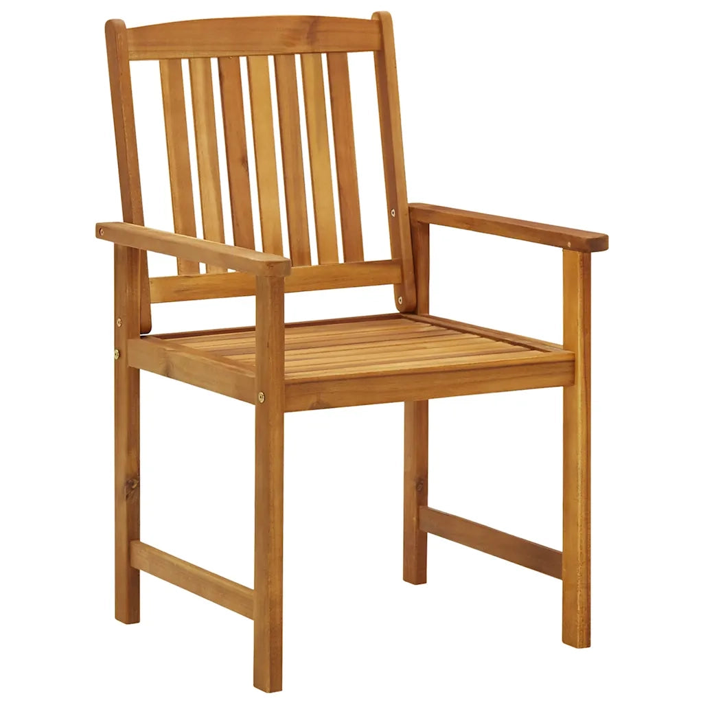 Sedie da Giardino con Cuscini 4 pz in Massello di Acacia 3061168