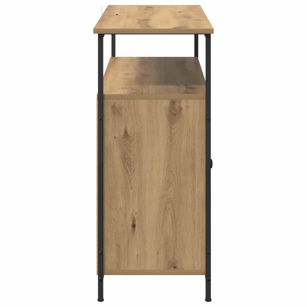 Credenza | Madia | Buffet da pranzo | Armadio da pranzo Rovere artigianale 100 x 35 x 80 cm Legno multistrato