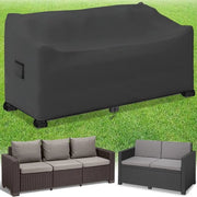 Copertura per divano esterno, copertura per divano da giardino, impermeabile, tessuto Oxford 420D, copertura per divano da giardino, impermeabile, ermetico, resistente ai raggi UV (213 x 94 x 65/89 cm)