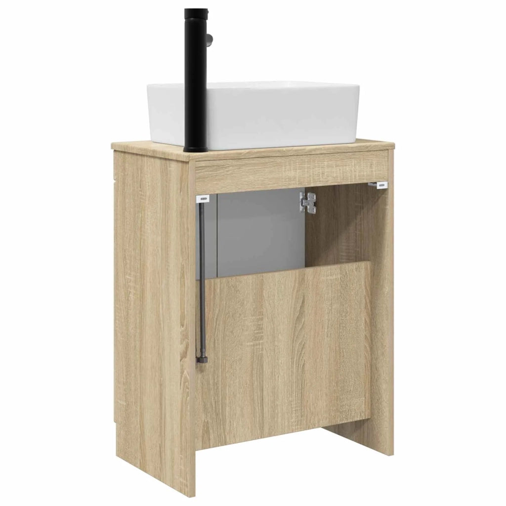 Mobile da bagno con lavabo Rovere Sonoma 54 x 35 x 83 cm