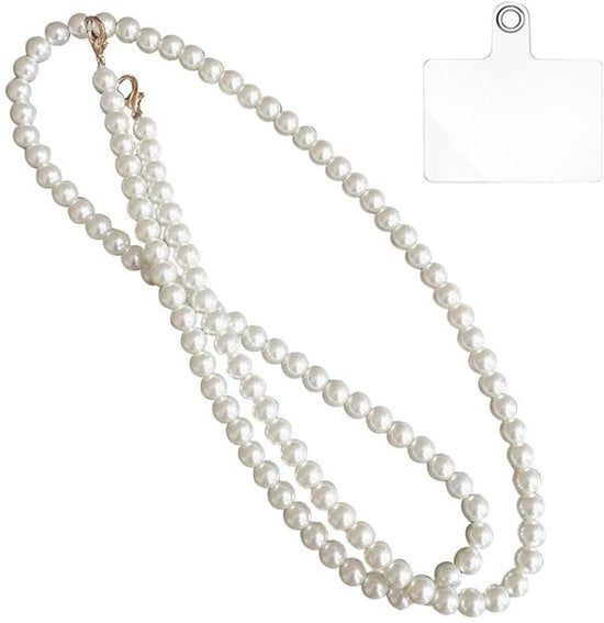 Cinturino universale per smartphone - Cordone per telefono cellulare - Cinturino per armband con perle - Lanyard per telefono cellulare - Cinturino universale per smartphone con perle - Compatibile con la maggior parte dei dispositivi mobili