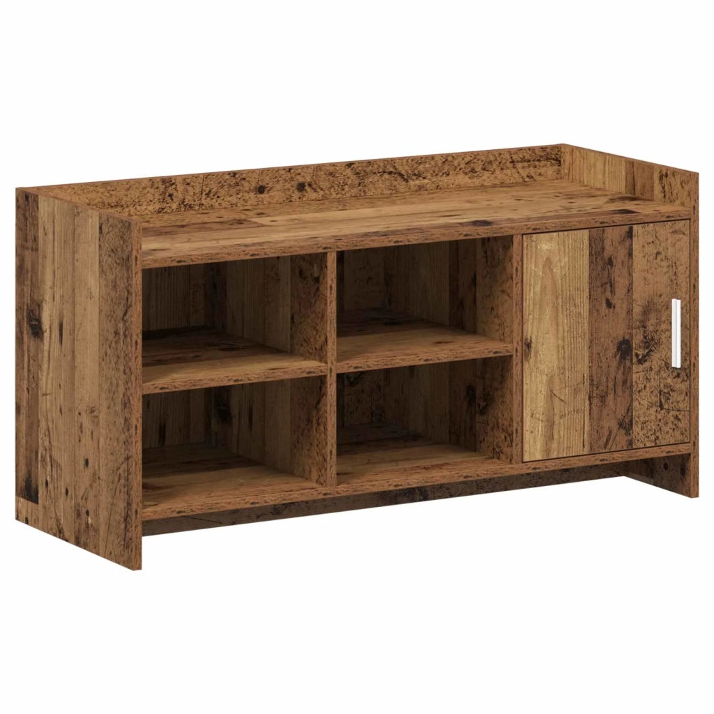 Mobile per scarpe con porta Legno antico 100 x 39,5 x 51 cm 8011361