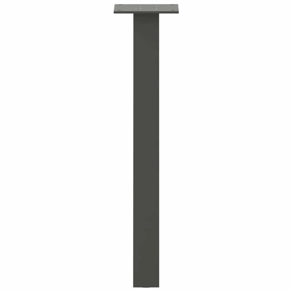 Set di 4 gambe modulari per tavolino da caffè 30 cm design estetico moderno 40 x 40 x 1,2 mm acciaio antracite 02_0056783