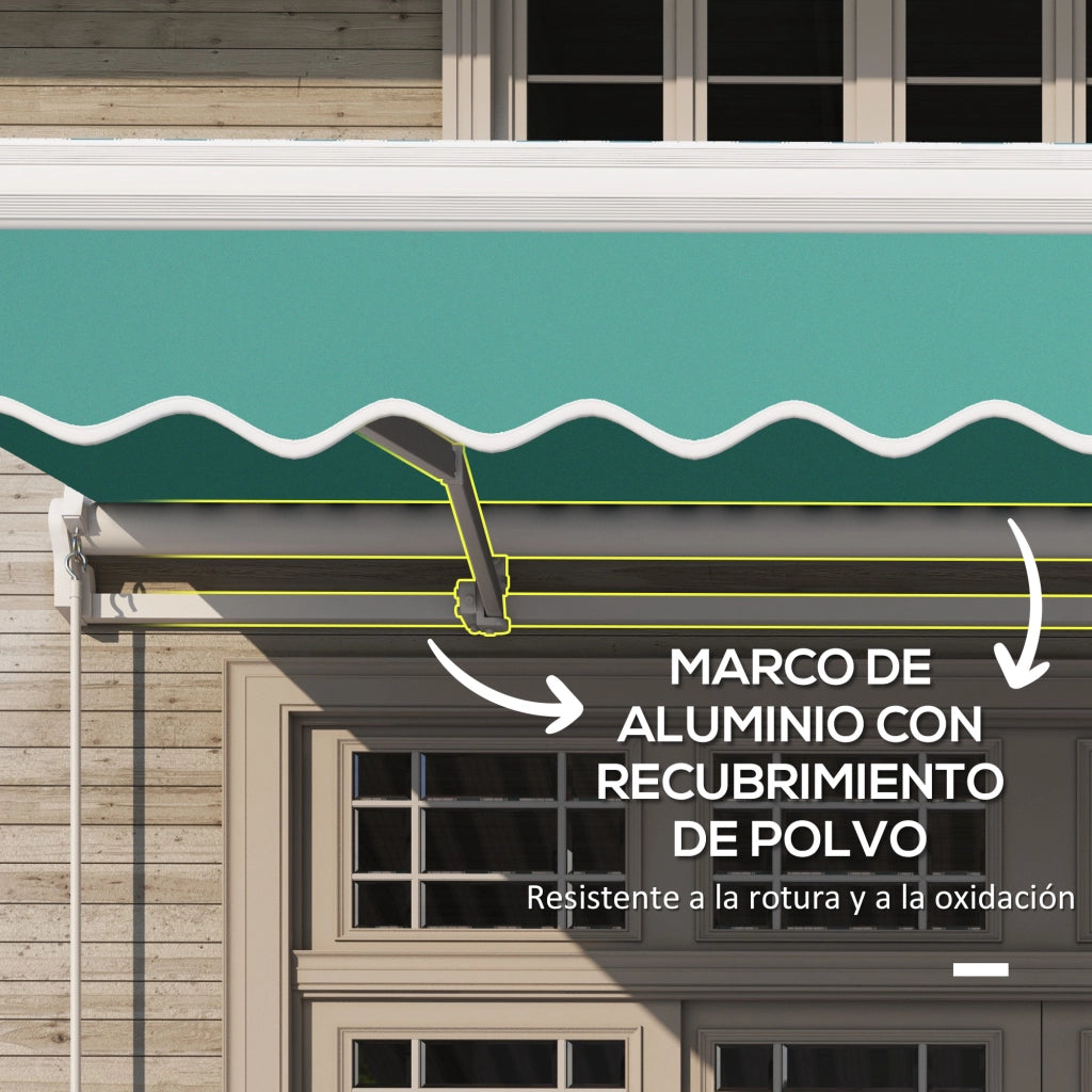 Toldo Manuale ¨C zephmum ¨C 395x245 cm Antracite Tessuto Poliestere