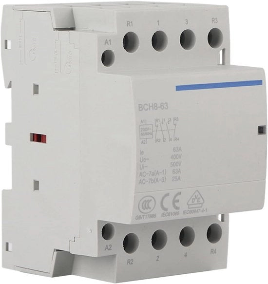 Schaltatore 230V AC 4P 2NO 2NC 63A 50Hz 60Hz - Variante domestica 4 poli