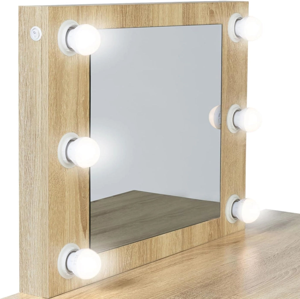 Toeletta con specchio di design industriale LOUISA