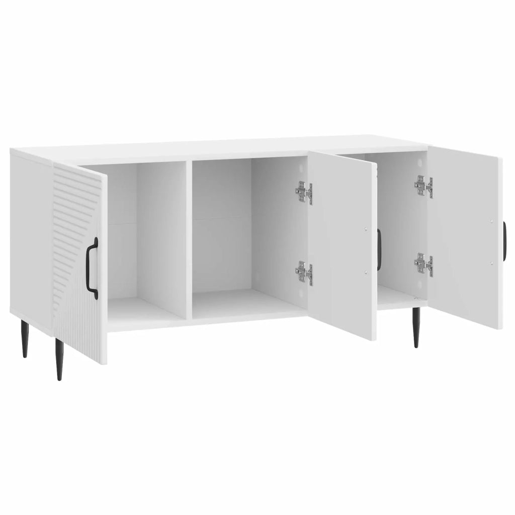 Mobile TV-Credenza per TV Bianco Lucido 99 x 34,5 x 50 cm Legno ingegnerizzato 924093