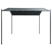 Gazebo Padiglione Tenda Tettoia 3x3 m in Acciaio Antracite 47963
