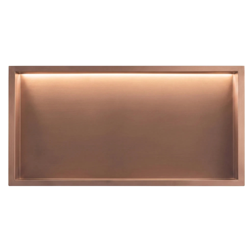 Mensola Bagno Led 30x60 Brush Copper