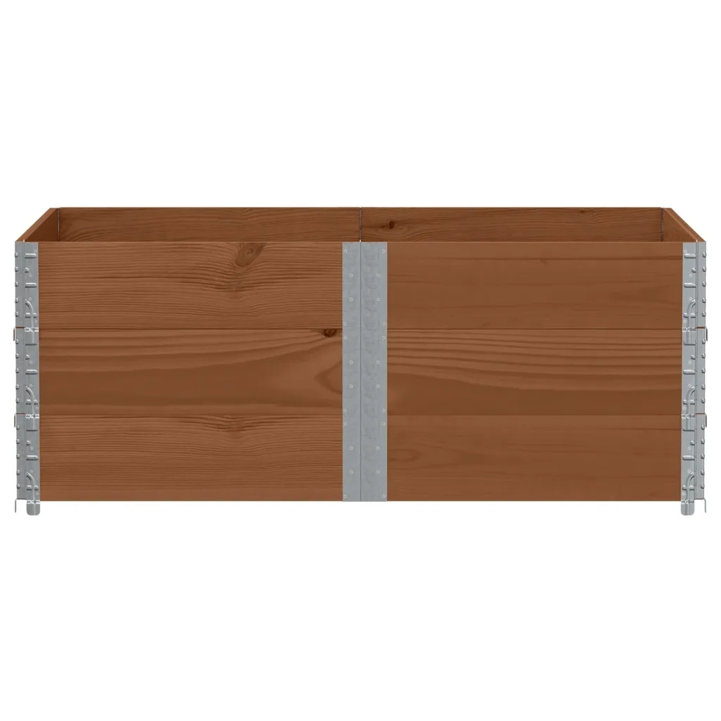 Paretali per Pallet 3 pz Marroni 150x100cm Legno Massello Pino CFW9094861