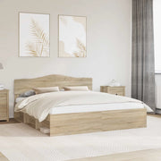 Struttura del letto Sonoma 200 x 200 cm Pino massello
