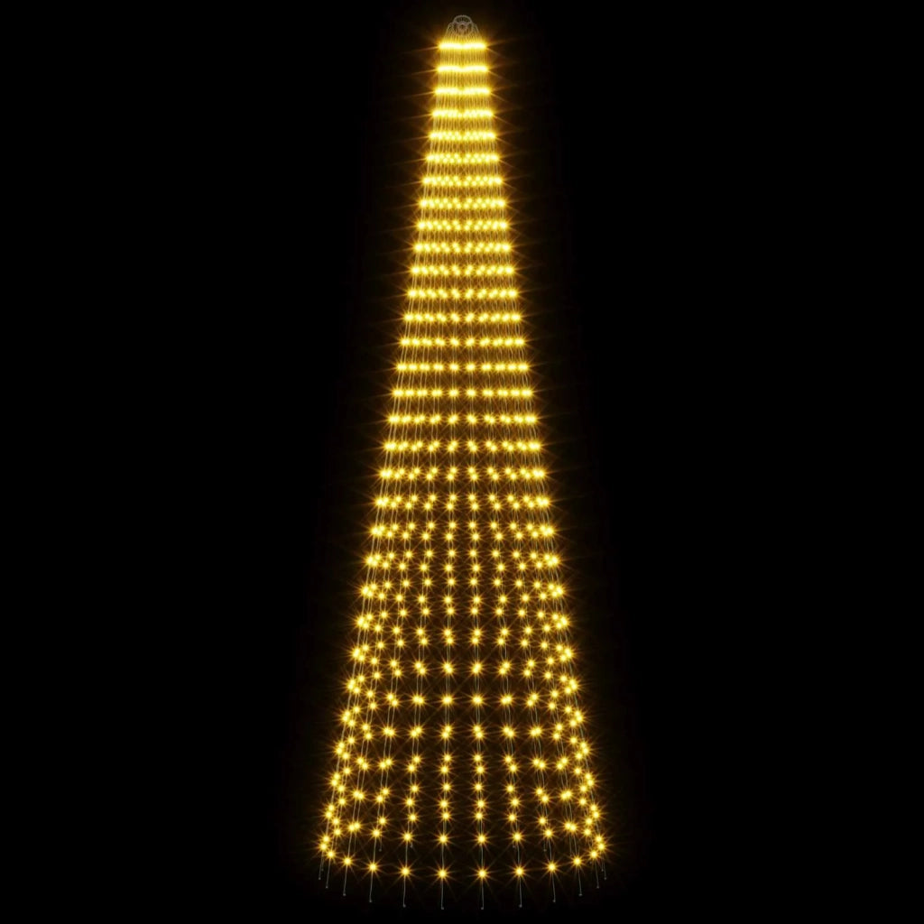 Luci per albero di Natale con picchetti 744 LED Bianco caldo e 42053545