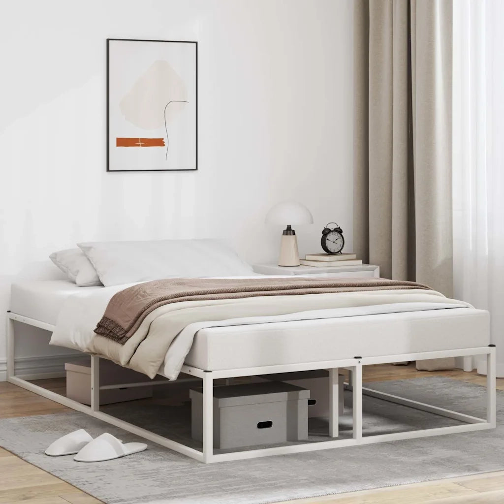 Giroletto senza Materasso Bianco 120x200 cm in Metallo 4017424