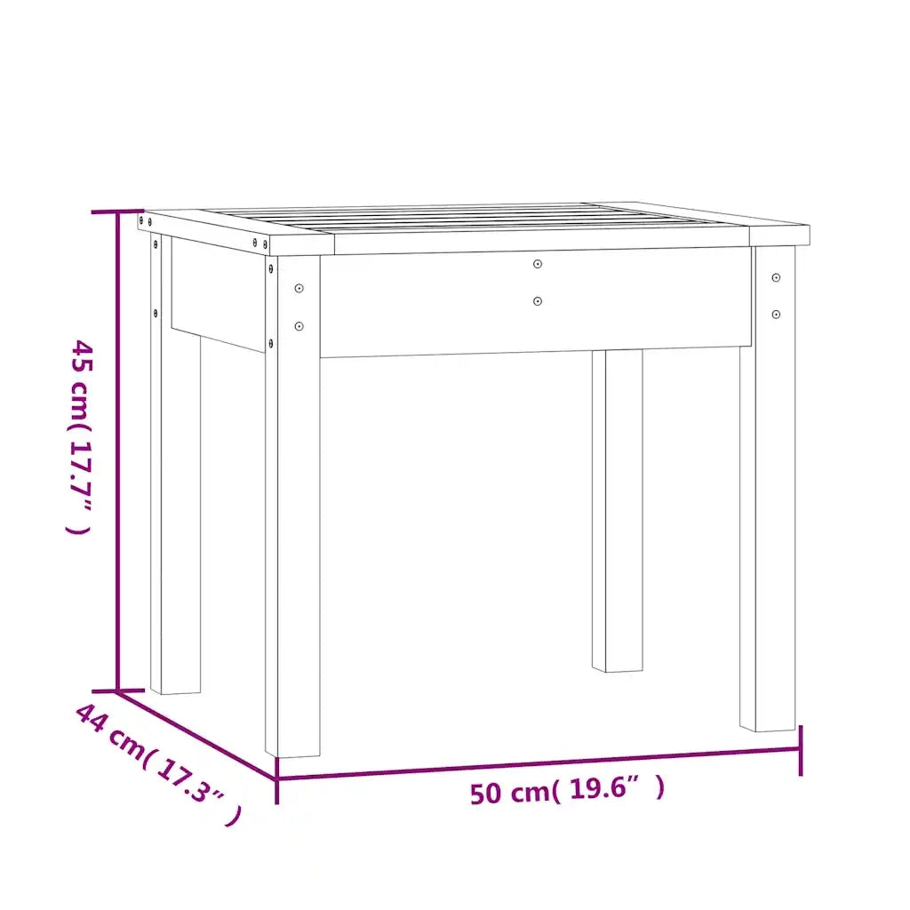 Panchina da Giardino | Panca da Giardino 50x44x45 cm in Legno Massello di Douglas