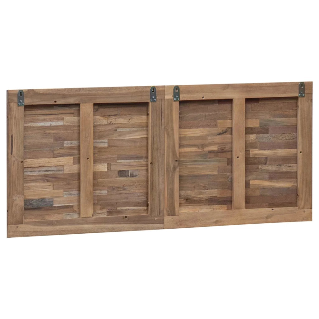 Testiera Naturale Legno di teak solido