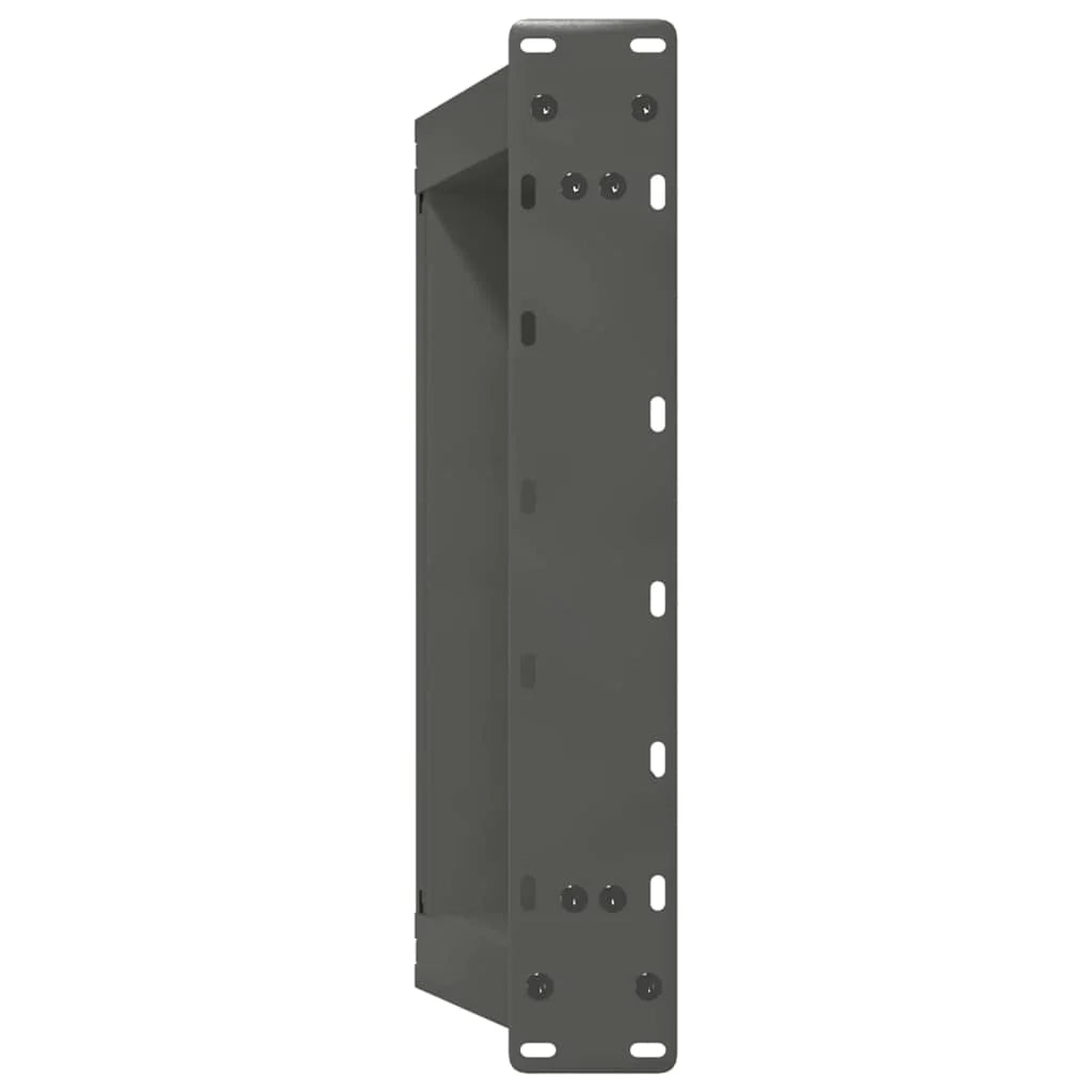 Set di 2 gambe per tavolino da caffè a forma di U design moderno stabilità regolabile 40 x 30 cm acciaio antracite 02_0057027