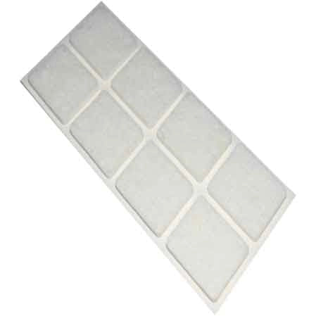 FELTRINI RETTANGOLARI  50x100 mm - Marrone - Blister 1 pezzo