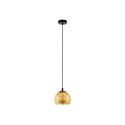 Lampadario Contemporaneo Albaraccin Piccola 1 Luce Metallo Nero