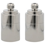 Portalampade 2 pz Nichel Satinato E27 CFW8692318