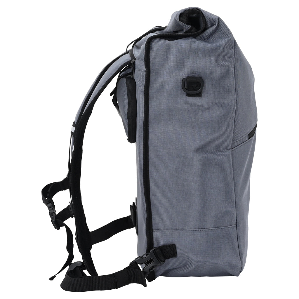 Borsa per Bici per Portapacchi 25 L Grigia 33x16x48 cm