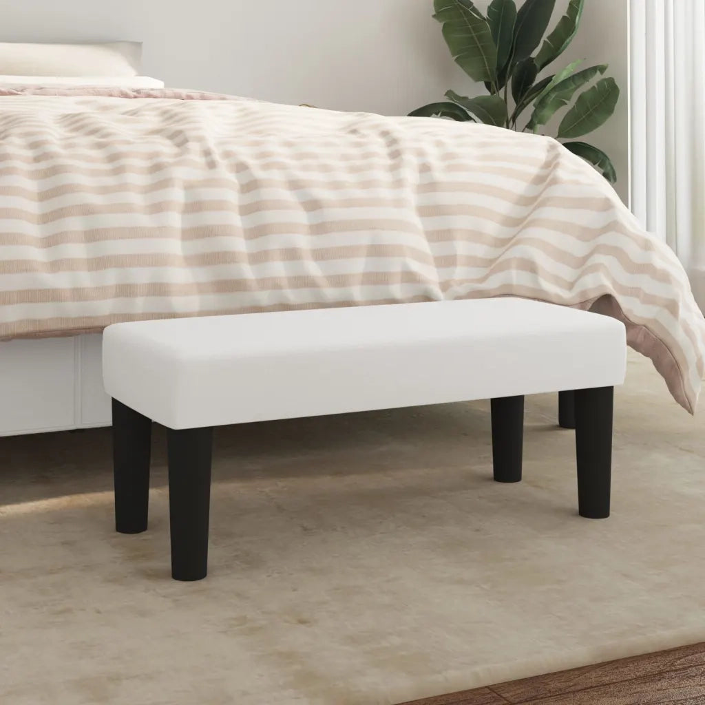 Panca Bianca 70x30x30 cm in Similpelle CFW5703755