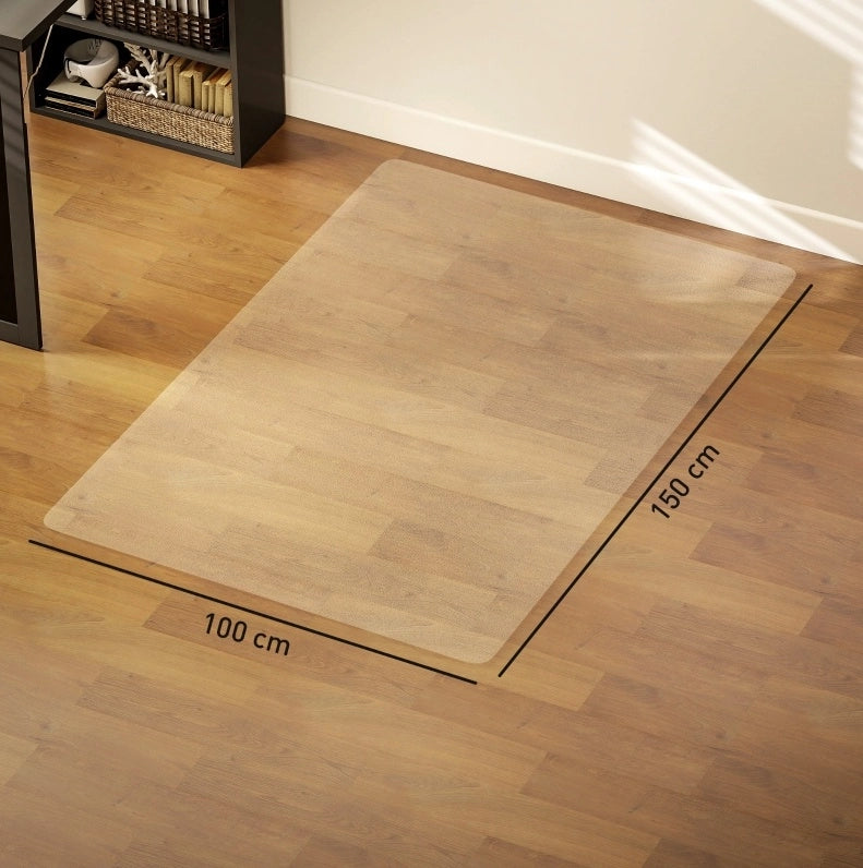 Tappetino trasparente antiscivolo per sedia da ufficio 100x150 cm